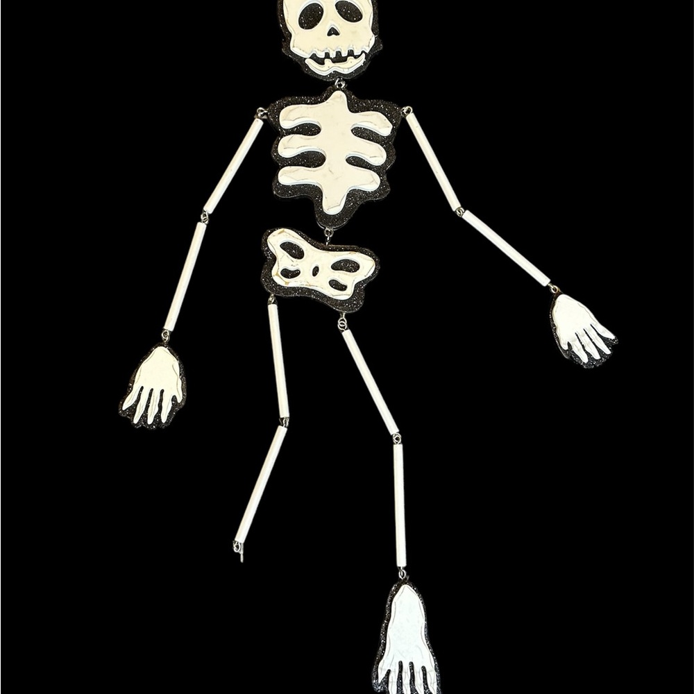 Black and White Halloween Skeleton decoration